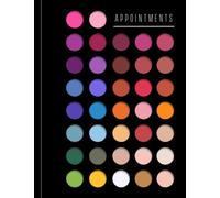 Make up artist appointment book: Undated beautician appointment book for MUA / Esthetician: Yearly overview / Month to view calendar / Daily appointments (15 min slots. 6am - 9pm) / Contacts / Notes