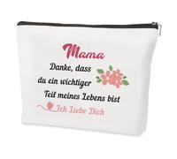Make-up bag, mum gift, birthday, best mum gift, gifts for Mother's Day, White, Mum Thank you for