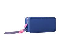 Make Up Bag Travel Bag Silicone Holder Waterproof Cosmetic Case with Zip Large Storage Soft Flexible Wash Container for Women Accessories During the U, dark blue, see description, See