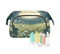 Make Up Bags Bunny Moon Rabbit Night Sky Safaris Zipper Makeup pouching Period Bag for Toiletry Travel Kit Organizer