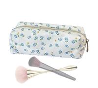 -Make-up Brush Bag - 18 x 7 cm Canvas Travel Makeup Citizen Bag Small Portable Cosmetic Bag Lightweight Storage Case for Eyeshadow Brushes and Cosmetics, multicoloured, D, See description