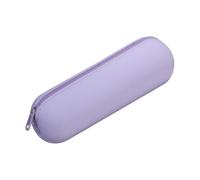 Make Up Brush Bag - Silicone Makeup Brush Holder | Make Up Bag Silicon, Silicone Makeup Brush Bag, Practical Travel Cosmetic Bag, Storage Bag for Home and On the Go with Brushes, purple, 22x6x7cm, See