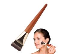 Make Up Brush, Foundation Brush For Makeup, Travel Makeup Brush For Liquid Cream Powder Makeup Flat Top Makeup Brushes Wooden Handle Liquid Foundation Brush For Liquid Foundation Cream