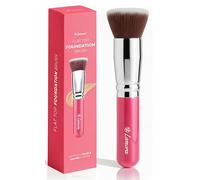Make Up Brush Foundation Kabuki Flat Top - Perfect For Blending Liquid, Cream or Flawless Powder Cosmetics - Buffing, Stippling, Concealer - Premium Quality Synthetic Dense Bristles