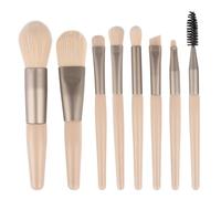 Make up Brushes,Blush Brush,Makeup Brushes Set,Makeup Brushes, 8 mini makeup brushes, convenient travel powder, eye shadow brush, multifunctional beauty tools(Beige)