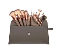 Make Up Brushes for Women with Portable Case 15 Pieces Blending Applicators