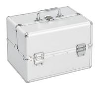 Make-up Case 22x30x21 cm Silver Aluminium