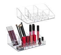 Make-up Cosmetics Accessories Organiser Box 8x25.5x17.5cm Compartments Compact