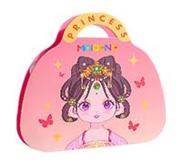 Make Up Games for Girls | Princess Coloring Book | Sticker Makeup Game, Paper Craft Kits, Make Up Play Paper, Travel Toys for Girls