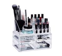 Make-up organiser with 4 drawers Makeup Storage Unit Acrylic Cosmetic Holder