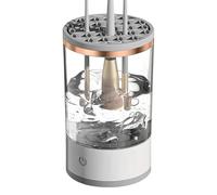 Make Up Pinselreiniger - 6.18 Inches Elektrischer Reinigungs Automat | Leiser Pinsel Wascher - PP ABS Gerät Zur Tiefen Automatischen Reinigung Von Schminkpinseln Für Zuhause Studio Und Professional