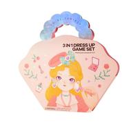 Make Up Play Paper - Dress Up Paper Princess Game - Creative Makeup Stickers Create Exquisite And Charming Makeup For The Princess In The Book