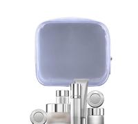 Make Up Travel Bag - Clear Makeup Organizer Bag Zipper, Makeup Organizer Pouch | Make Up Train Case Gift for Women Girls Waterproof Dust Proof Large Capacity Adjustable Cosmetic Storage Bags