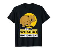 Make Wombat Not Combat Funny Wombat T-Shirt