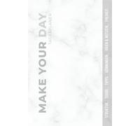 Make Your Day - A5 Tagesplaner "Marmor" Premium Edition (Hardcover, undatiert): All-in-One Journal für Business & Alltag: Mit 1 Tag/Seite, ... Tracker, Wishboard, Gönnungen, Listen & mehr.