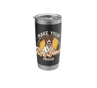 Make Your Dog Trainer Proud Therapy Dog Service Dog Trainer Stainless Steel Insulated Tumbler