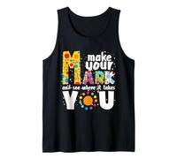 Make Your Mark And See Where It Gets You Cute Dot Day Tank Top