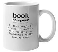 Make Your Mark Design Book Hangover Unique Coffee & Tea Mug for Book Lover & Librarian (11oz)