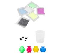 Make Your Own Bouncy Set For Children From 8 Years Colourful Bouncy Make Yourself Scientific Experiment Box Makes Up To 5 Jumping Push Bubble (Blue, One Size)