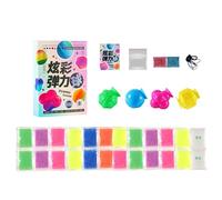 Make Your Own Bouncy Set For Children From 8 Years Colourful Bouncy Make Yourself Scientific Experiment Box Fidgets (C, One Size)
