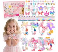 Make Your Own Bracelets for Girls, Jewellery Crafts, Craft Sets for Children to Promote Practical Skills and Innovation, Birthday Gifts for Girls Aged 5 6 7 8 9 10 12