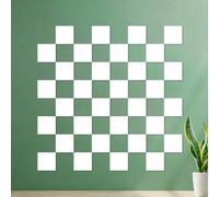 Make Your Own Chess and Checkers Game Board Table Citation Game Room Lettering Stickers 54x54cm Car Body Decoration White