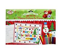 Make Your Own Christmas Mosaic Picture & Frame - Suitable For 3 Years +