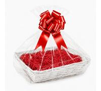 Make Your Own Gift Hamper Basket Kit - Wicker Hamper Box for Christmas, Birthday, Wedding, Easter - Empty Gift Baskets for DIY Presents and Hampers