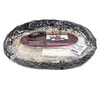 MAKE YOUR OWN HAMPER WICKER WINE BASKET CELLOPHANE GIFT SET BOX, HIGH QUALITY SUITABLE FOR ALL OCCASIONS. CHOOSE FROM 5 DIFFERENT SHAPES SIZES AND COLOURS (Medium Chocolate Sloping Hamper - Round)