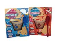 Make Your Own Ice Cream Treat - Includes Gumballs, Sauce, Sherbet & Spoon for Fun DIY Snack Creation - Perfect for Kids, Ice Cream Lovers & Creative Snack Time (Strawberry & Bubblegum (pack of 2))