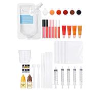 Make Your Own Lip Gloss Kit,Lip Gloss Making Supplies Set | Moisturizing Handmade Set Glaze for Beginner Makeup Lover Her Teen Kids Girls Princess