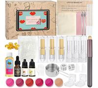 Make Your Own Lipstick, JUYRLE Lip Gloss Making Kit, Non-Toxic Creative Crafts, Adult DIY Making Lip Gloss Set, Funny Cosmetic Make-Up, Birthday Gift for Girls/Women/Girls