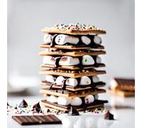 Make Your Own Microwave S'mores Stacks Kit - No Need for Fire S'mores, Children's Food Activity Box