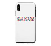 Make Your Own Money And Marry Someone Funny Groovy Case for iPhone XS Max