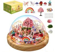 Make Your Own Night Light, Unicorn DIY Kits for Girls Creative Magic Night Light USB Upgrade Edition Unicorn Toys, Arts and Crafts Lamp Project for Girls, Gifts for 4 5 6 7 8 9 10 Year Old Girl