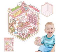 Make Your Own Scene Stickers,3D Effect Hand Account Decals | Scrapbooking Decoration Tool, Small Room Landscaping Decals for Kids