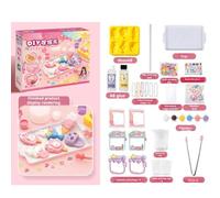 Make Your Own Toys, 6 Packs Rubber Dolls Making Kit For Kids Craft Glitter For Gi Jumbo Squish-y Silicone