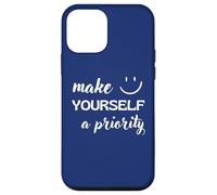 Make Yourself A Priority Positive Self-Love Message Case for iPhone 12 mini