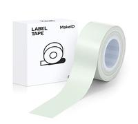 MakeID Label Makers L1 Q1 Refills Waterproof Laminated Custom Stickers Office Labels Replacement 0.63" x 13' (16mm x 4m)
