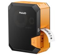 Makeid P31S Industrial Label Maker, Portable Bluetooth Printer with 0.71" W x 26.24ft L Label, Wire and Cable Labeling Machine for Job Sites, Heat Shrink Tubing Labeler