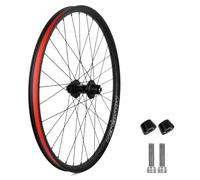 MAKELEN 14Gx32H ED Black Spoke Nipples, Brass CPA/V Schrader Valve, Aluminum Alloy Single Speed Rear Wheel, 110mm O.L.D., 6-Bolt Disc Brake, Cartridge Bearing Hub