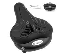 MAKELEN Air Comfort Bicycle Saddle, Inflatable Bike Seat with Adjustable Air Cushion, Soft Ergonomic Replacement Saddle for Commuter, Road & Mountain Bikes (V30)