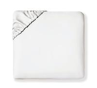 MakeMake Organics Organic Twin Fitted Sheet Set GOTS Certified Organic Cotton Fitted Sheet with 1 Pillowcase Ultra Soft Non Toxic Breathable Hypoallergenic (40"X76", Ivory)