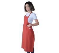 makemake Tools | Split-Leg Waterproof Unisex Pottery Apron for Pottery Artist | Ceramic Coveralls | Claypron | Florist Gown, Cinnamon Color, One size