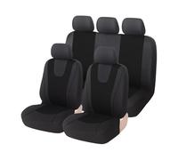 MaKeMoney 9Pcs Car Seat Cover Sets For Nissan Pathfinder S X-Trail X-Trail T30 X-Trail T32 X-Trail T31, Full Sets Seat Covers Waterproof Protector Accessories,B/黑色