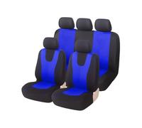 MaKeMoney 9Pcs Car Seat Cover Sets For Nissan X-Trail T32 2014-2026, Full Sets Seat Covers Waterproof Protector Accessories,D/蓝色