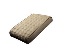 MaKeMoney Car Armrest Cushion For Chev-rolet Camaro 1993-2025, PU Leather Memory Foam Armrest Box Armrest Seat Box Cover Accessories, C/Beige