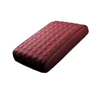 MaKeMoney Car Armrest Cushion For V-W Passat B8 Valiant 2016-2023, PU Leather Memory Foam Armrest Box Armrest Seat Box Cover Accessories, E/Red