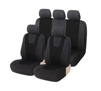 MaKeMoney Car Seat Covers For Toyota Hilux 2020-2024, 9 Pcs Full Set Car Seat Protectors Waterproof Breathable Interior Accessories,C/Black