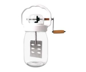 Maker | 1500ml Manual Blender | including glasses and whisks,Suitable for Baking in the Kitchen Children's Food Jam Sauce Cream and Bread